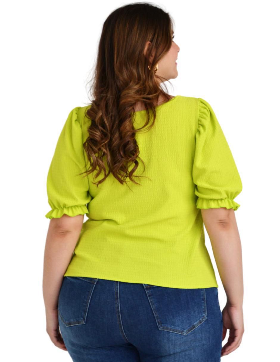 Blusa manga corta para mujer