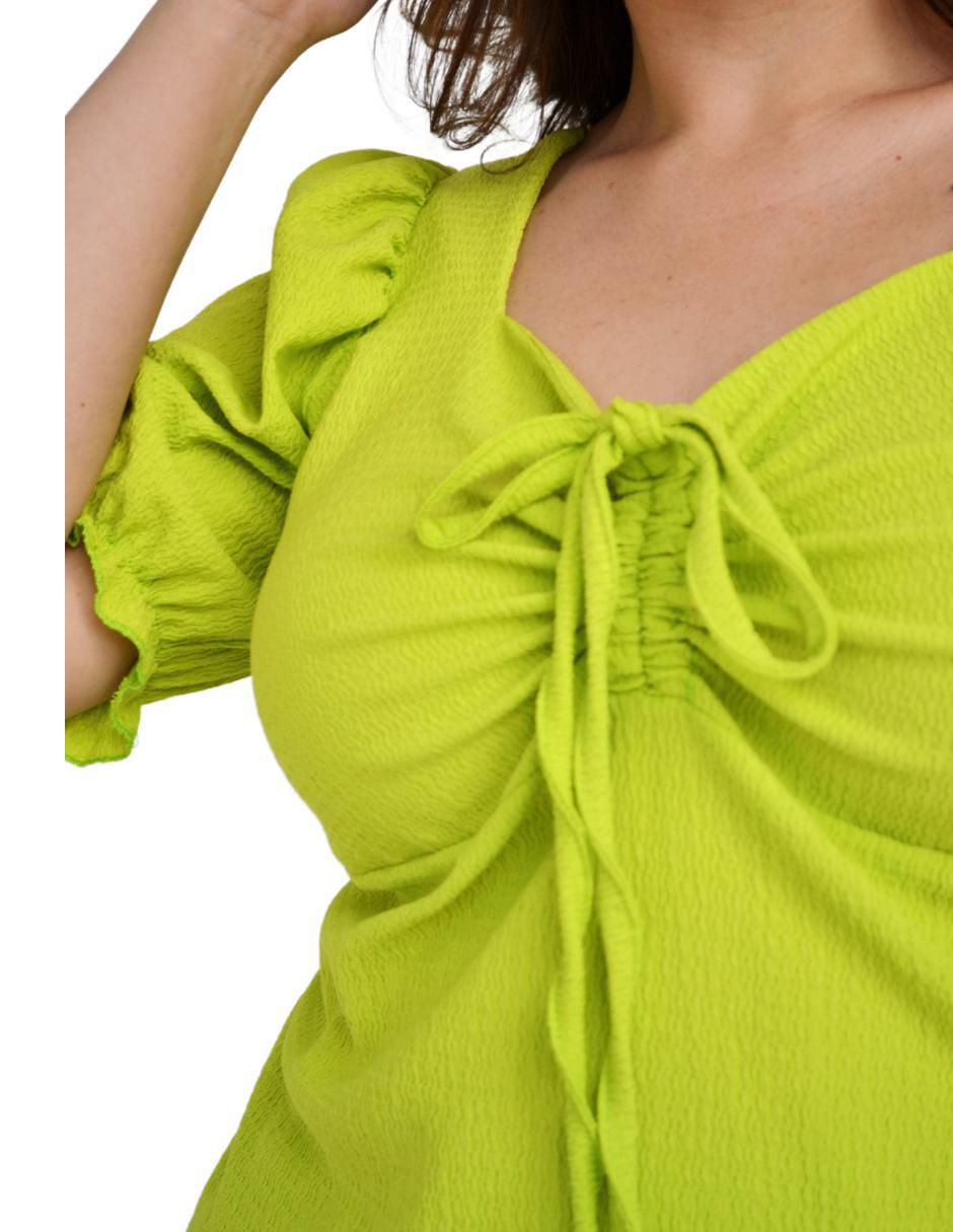 Blusa manga corta para mujer
