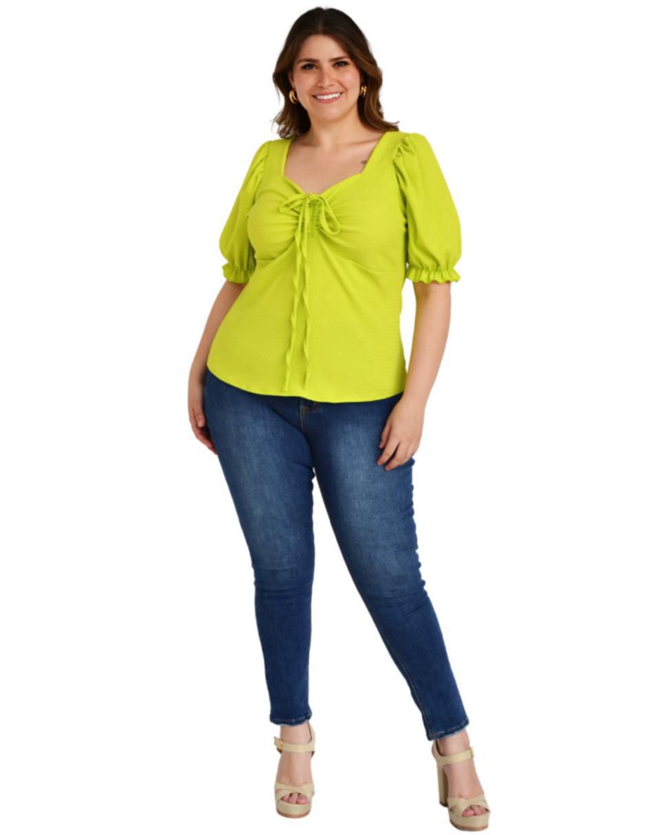 Blusa manga corta para mujer 6