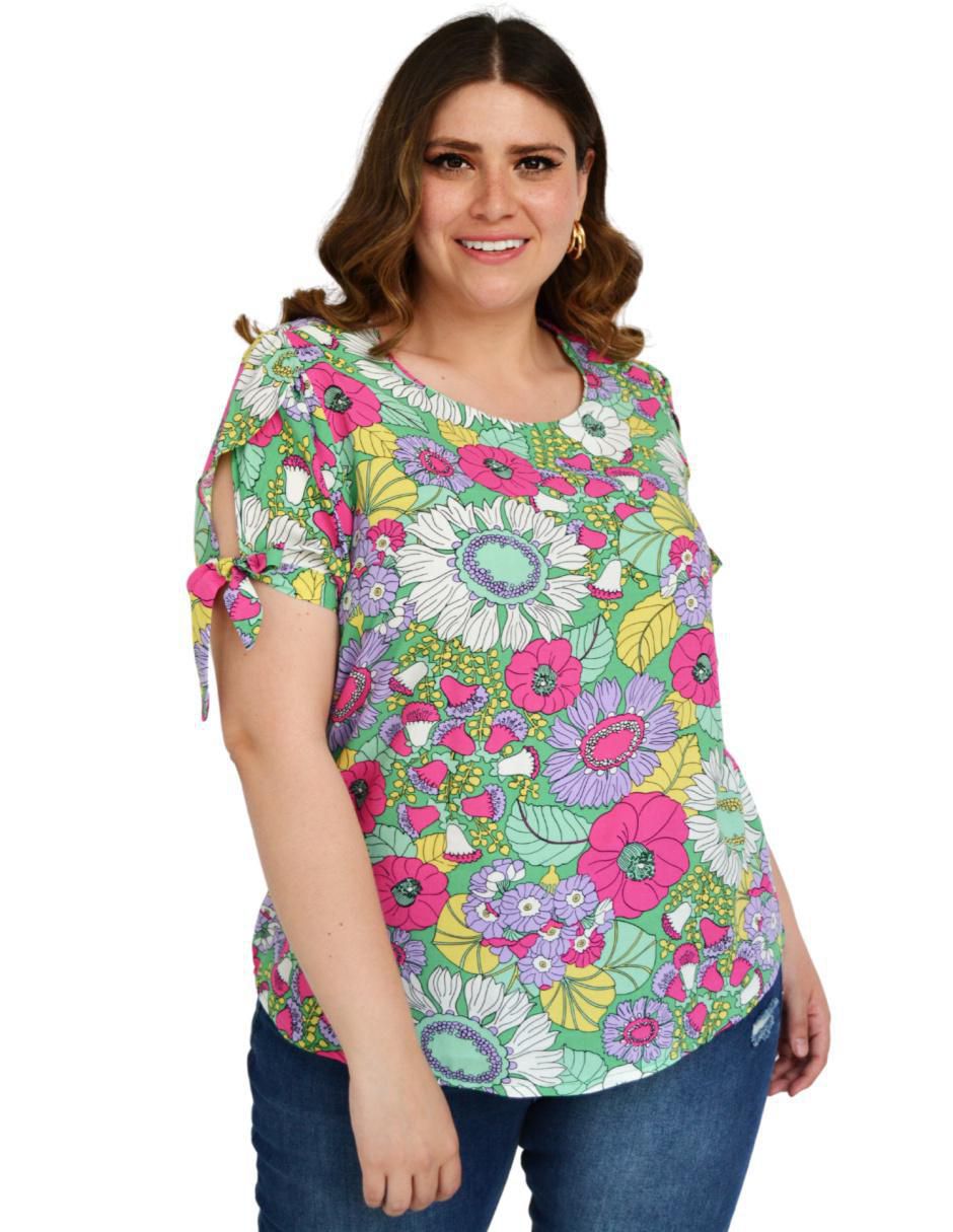 Blusa Bgl Petite manga corta para mujer 5