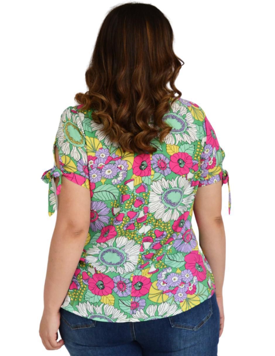 Blusa Bgl Petite manga corta para mujer
