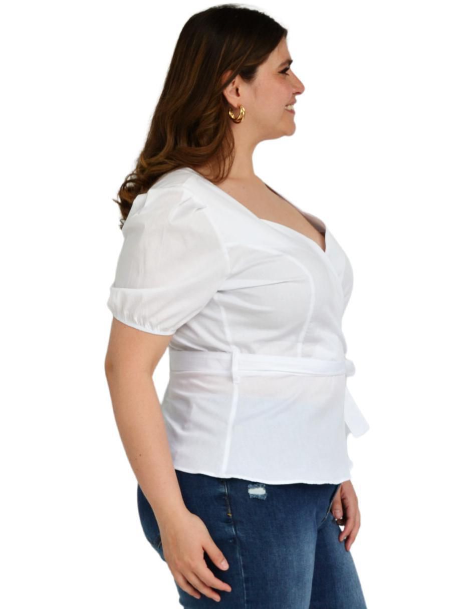 Blusa manga corta para mujer