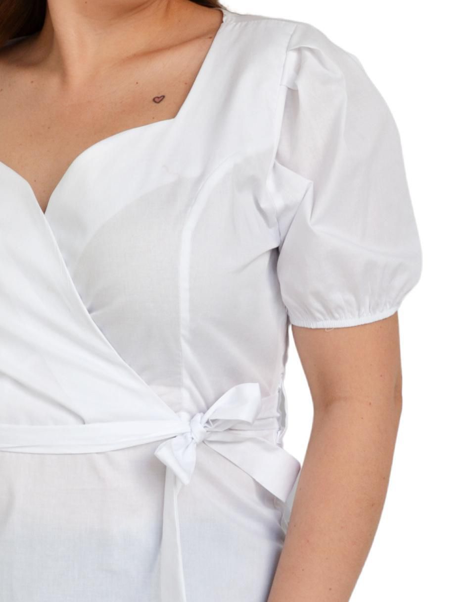Blusa manga corta para mujer