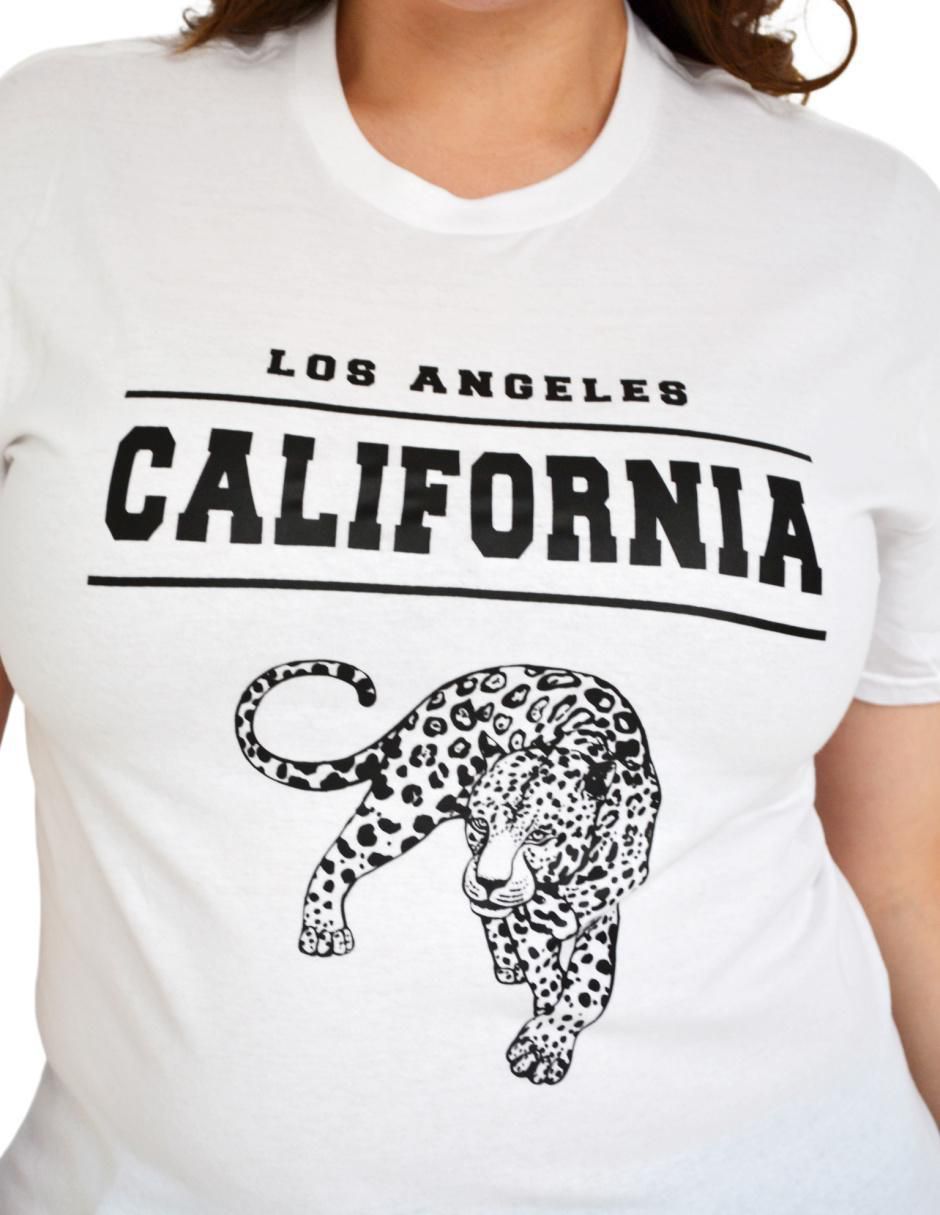 Playera manga corta cuello redondo mujer 4