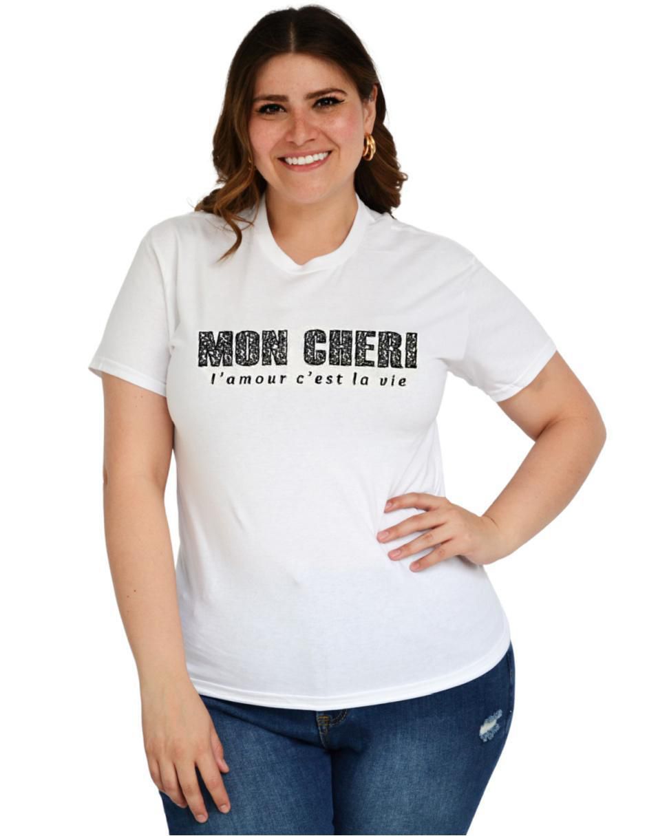 Playera manga corta cuello redondo mujer Playera manga corta cuello redondo mujer