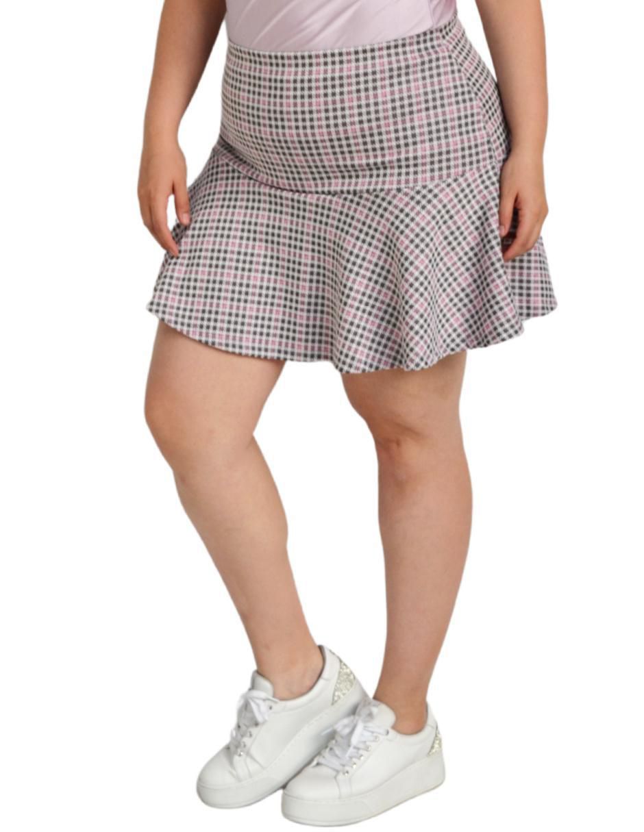 Falda mini a la cintura