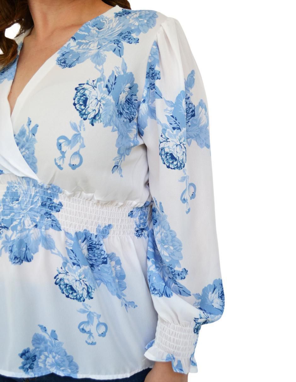 Blusa manga larga para mujer