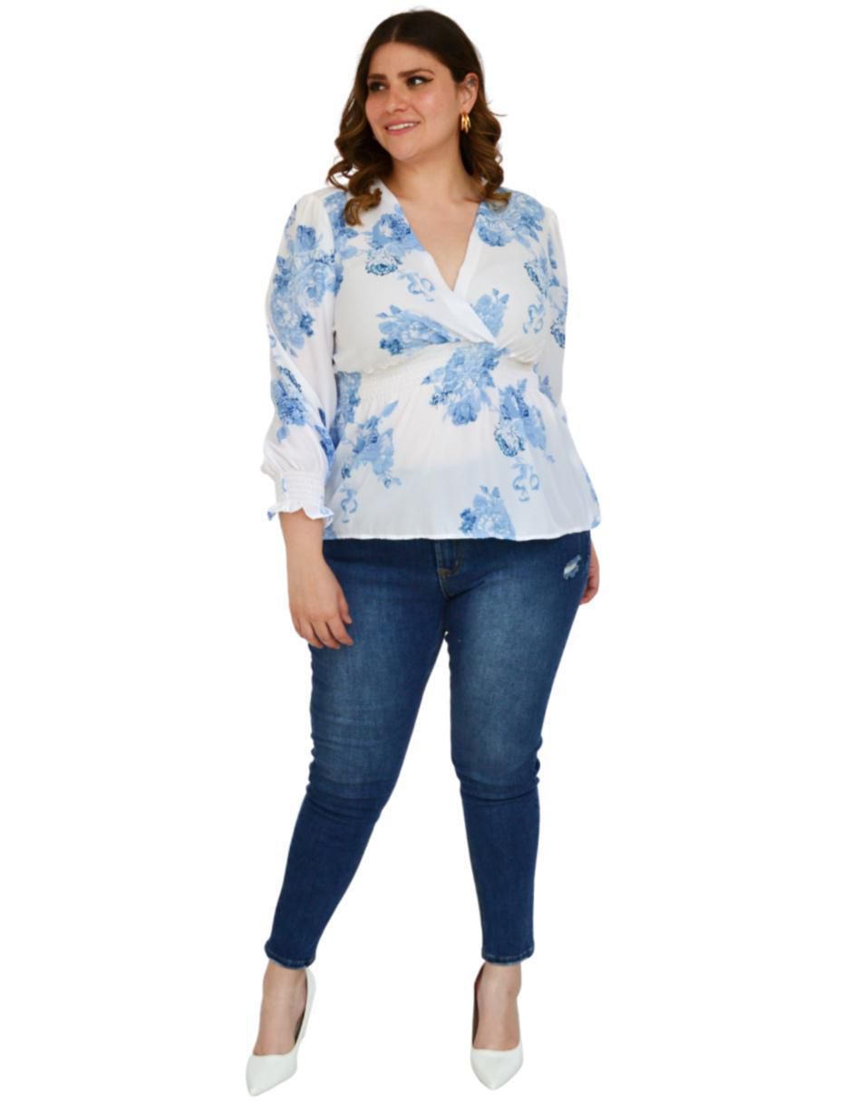 Blusa manga larga para mujer