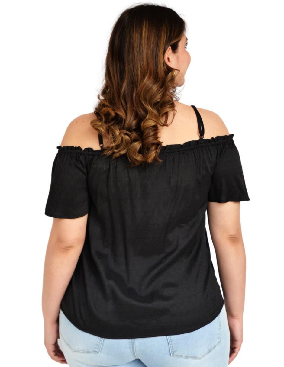 Blusa manga corta para mujer