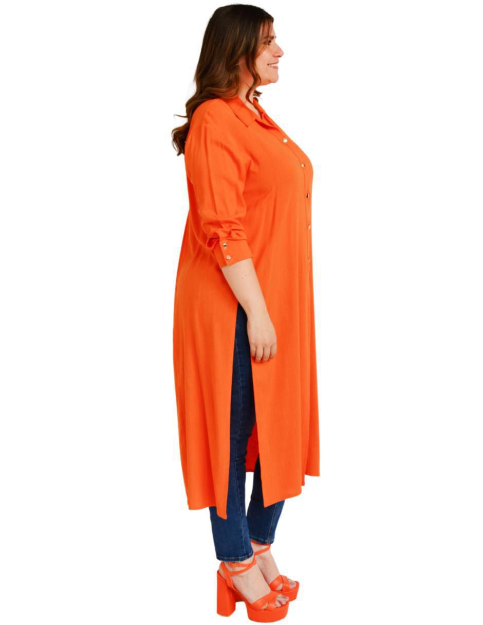 Blusa camisera manga 3/4 para mujer 5