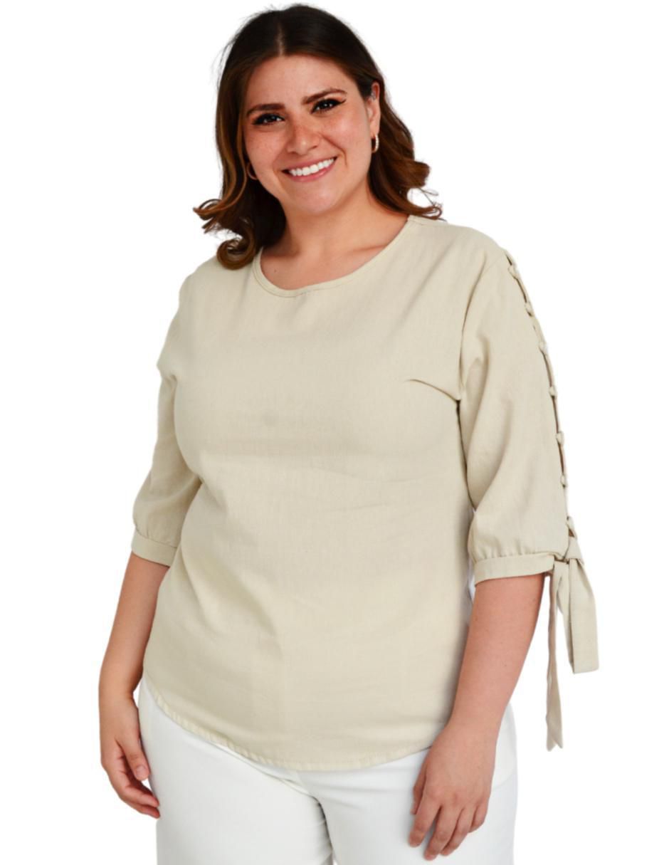 Blusa manga 3/4 para mujer Blusa manga 3/4 para mujer