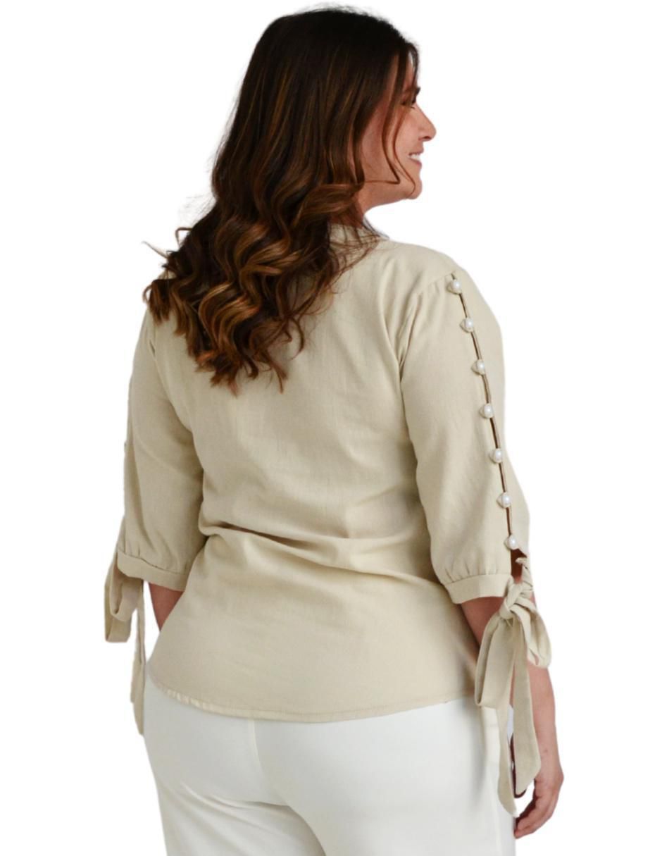 Blusa manga 3/4 para mujer