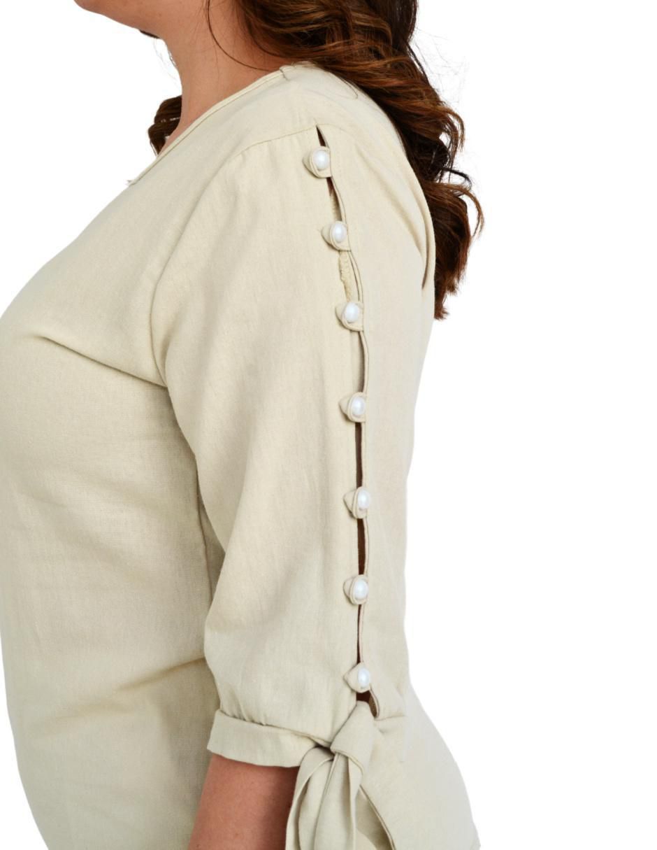 Blusa manga 3/4 para mujer