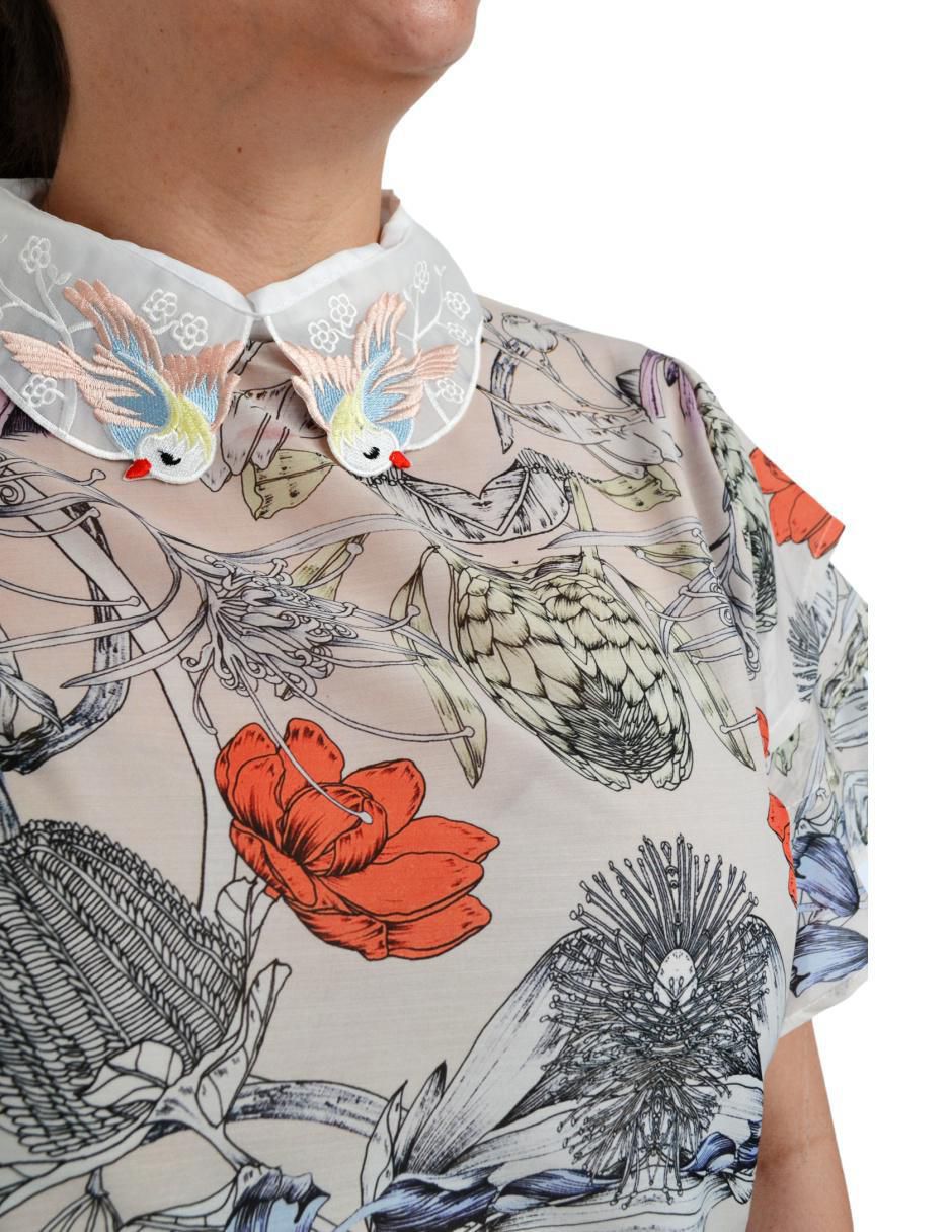 Blusa manga corta para mujer