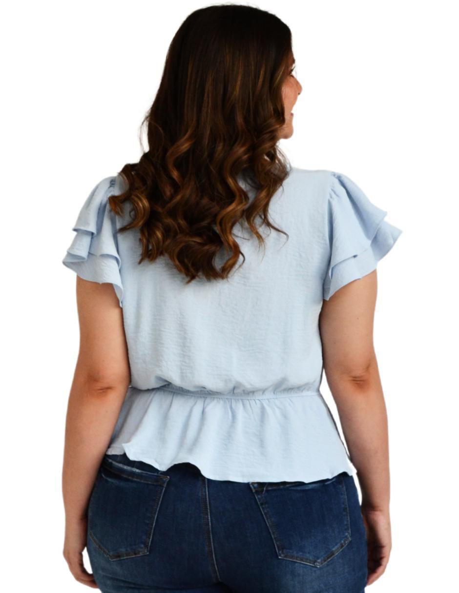 Blusa Bgl Petite manga corta para mujer