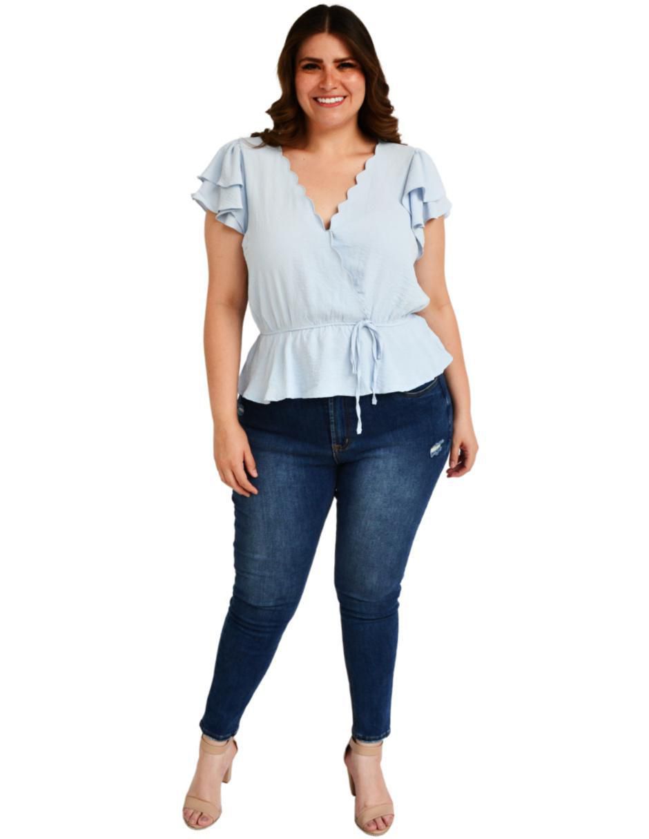Blusa Bgl Petite manga corta para mujer