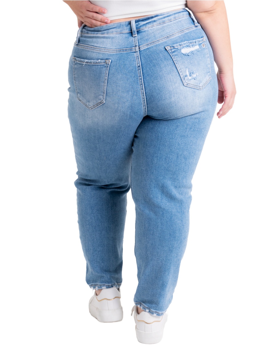 Jeans mom para mujer 3