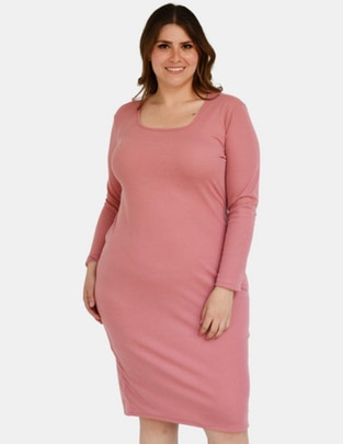 Vestido arriba rodilla casual para mujer