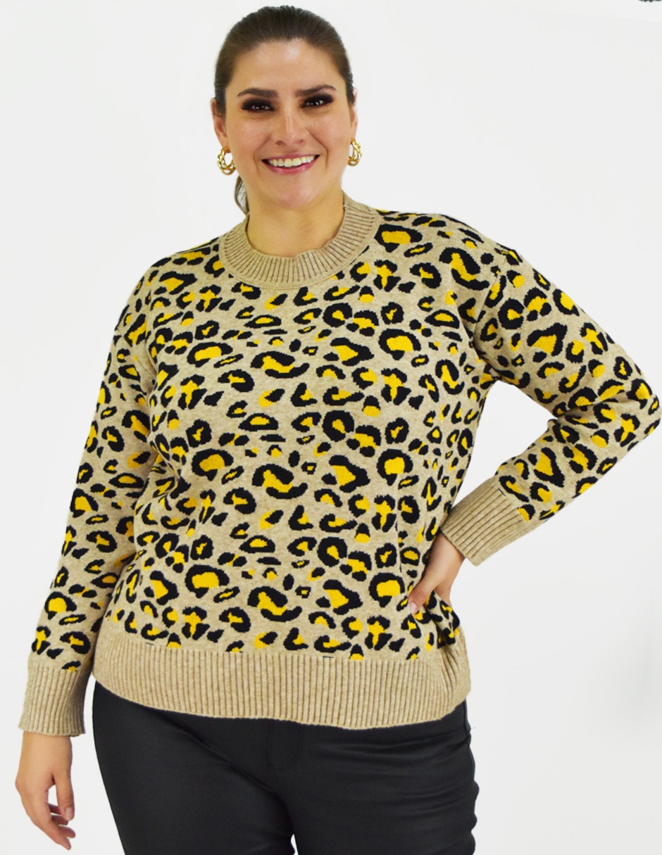 Suéter cuello redondo para mujer Suéter cuello redondo para mujer