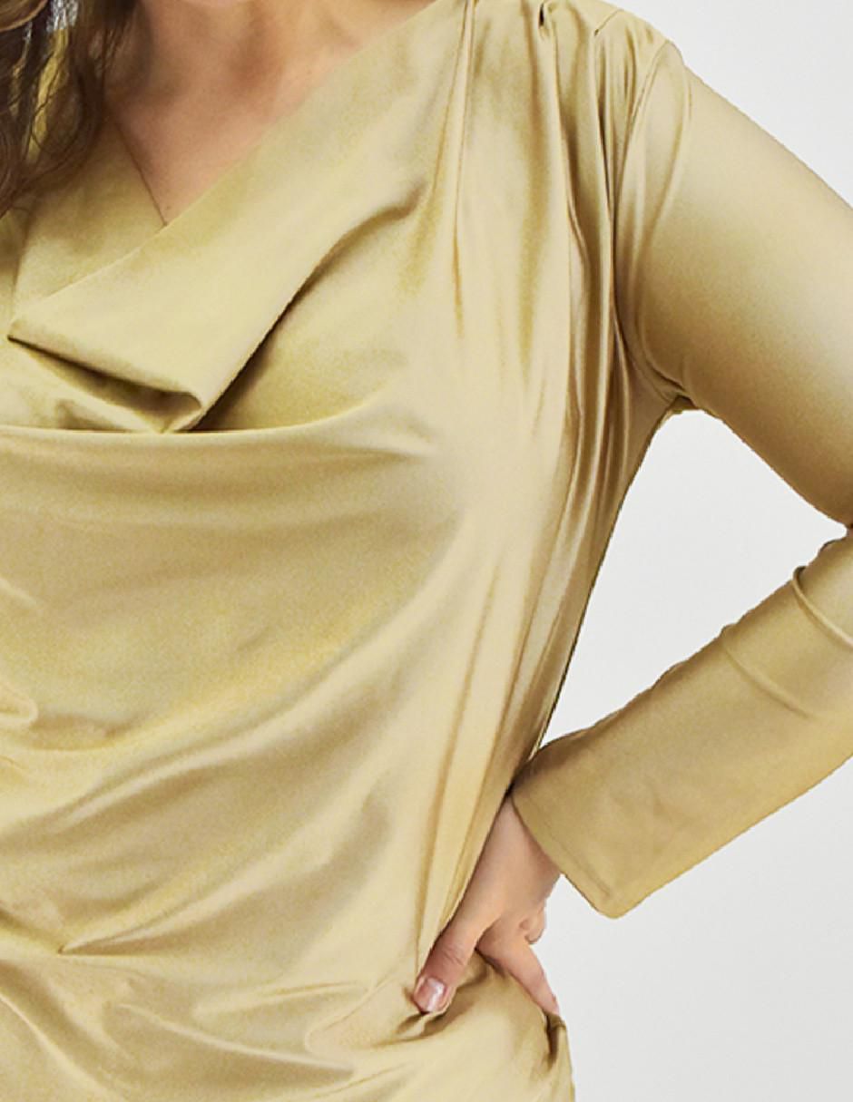 Blusa manga larga para mujer