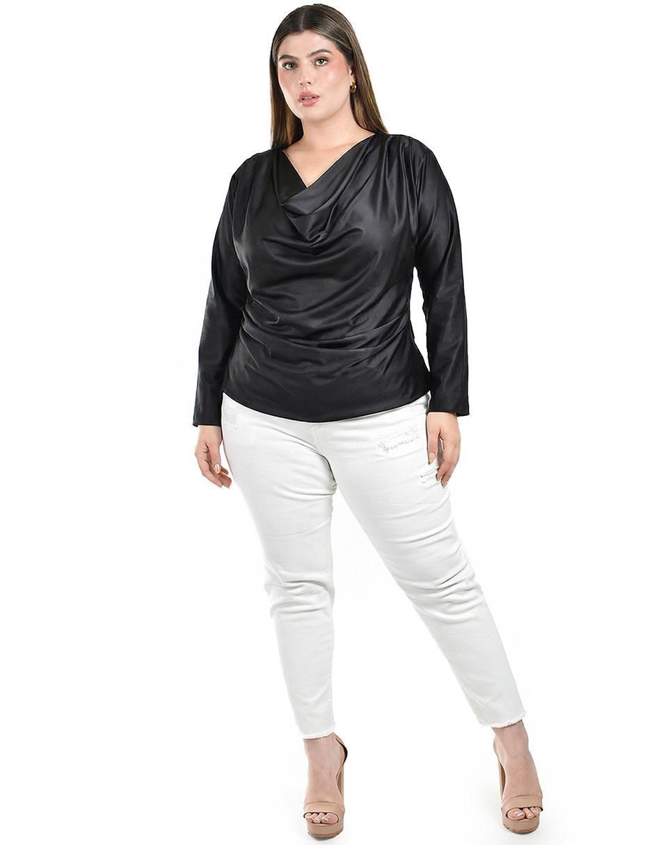 Blusa manga larga para mujer