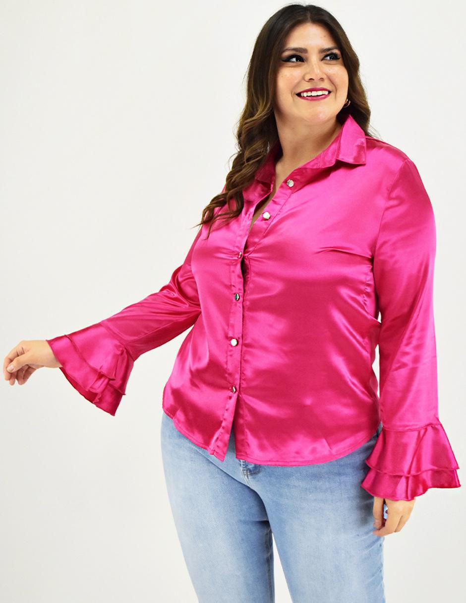 Blusa manga larga para mujer 7