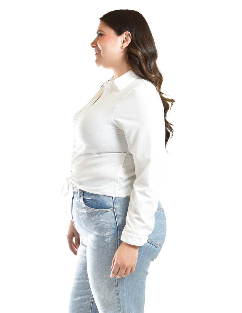 Blusa manga larga para mujer