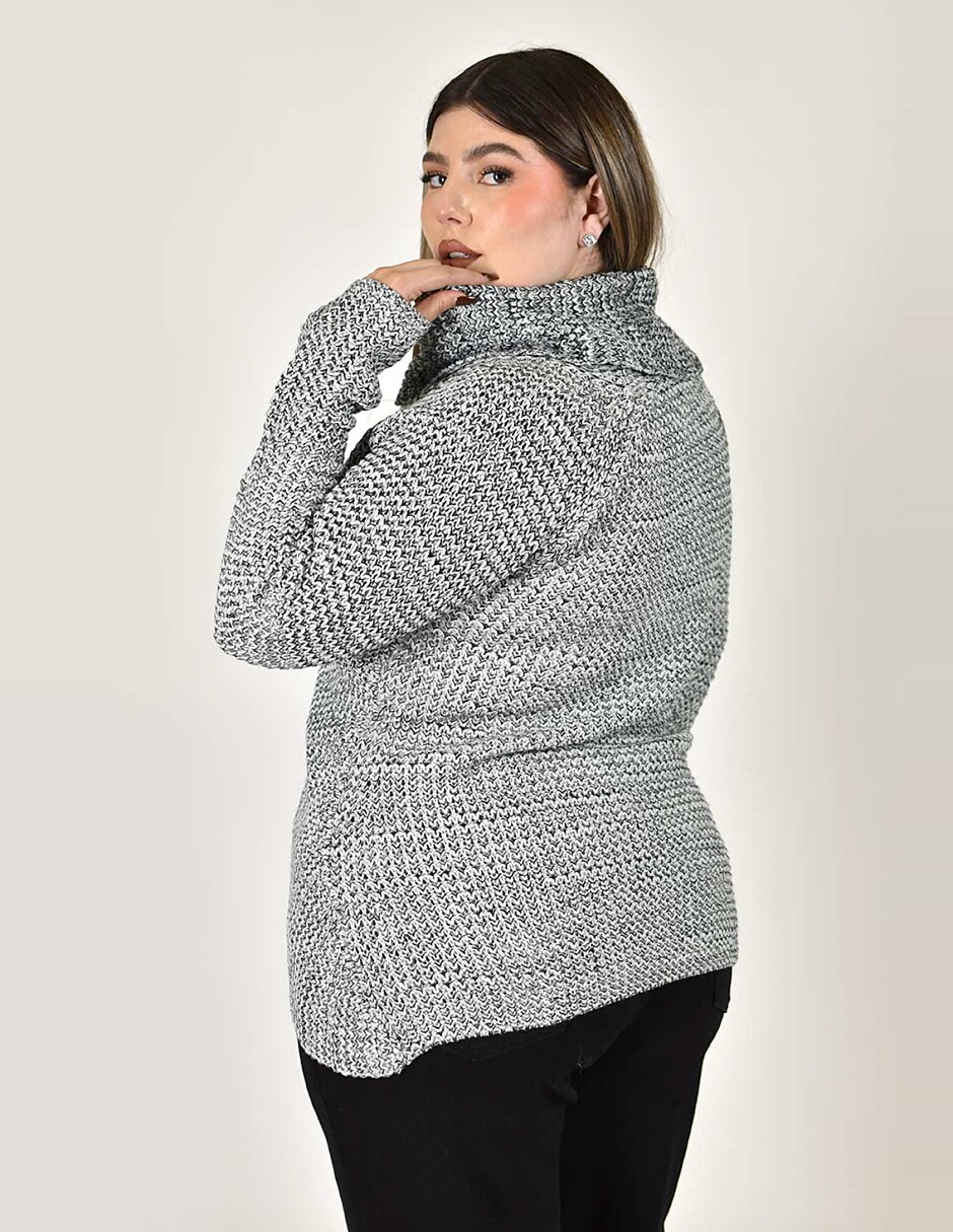 Suéter cuello redondo para mujer 5