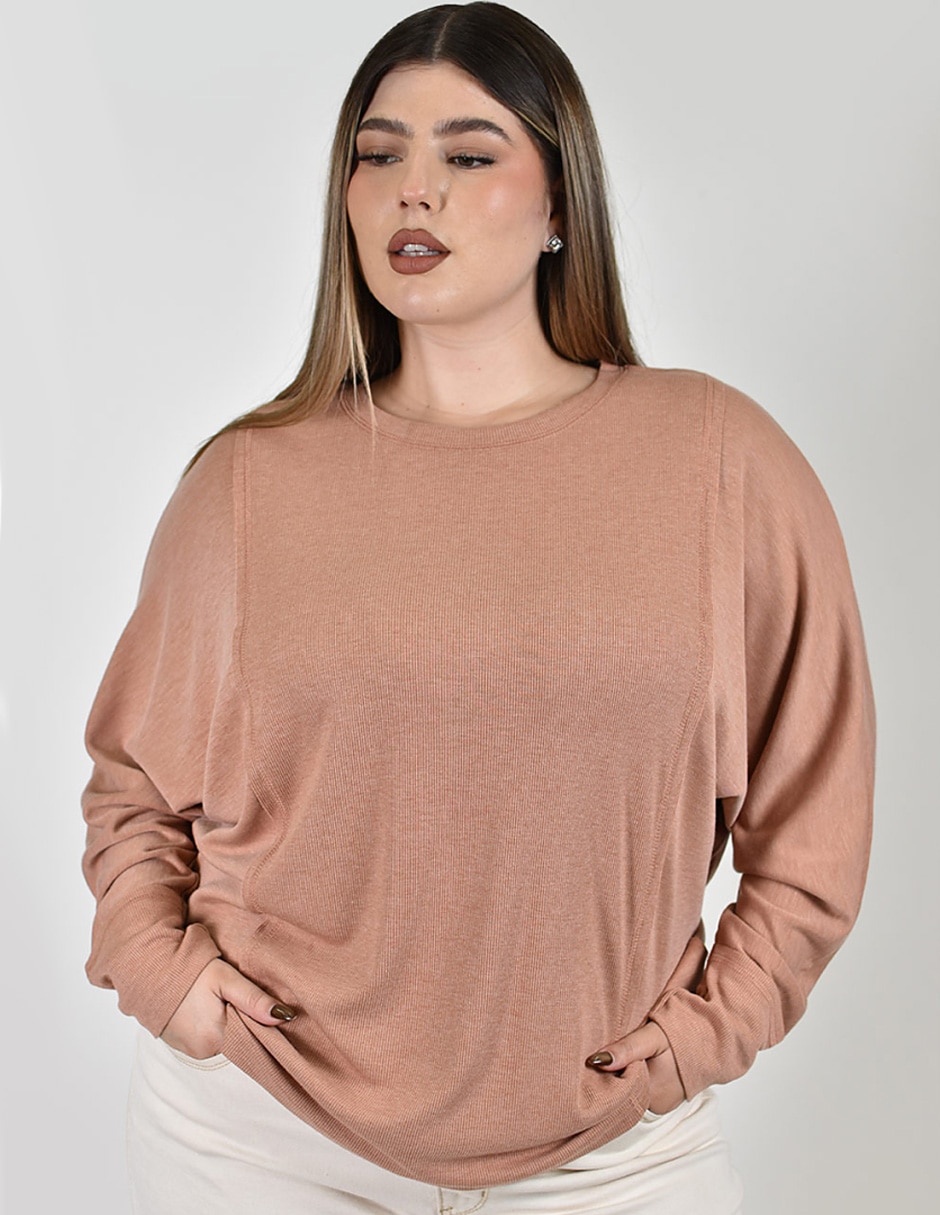 Blusa morethanangels manga larga para mujer Blusa morethanangels manga larga para mujer