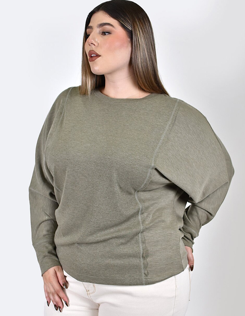 Blusa manga larga para mujer 3