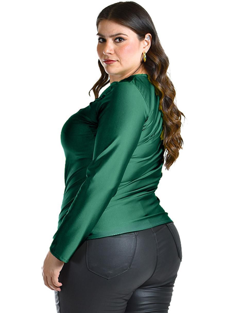 Blusa manga larga para mujer