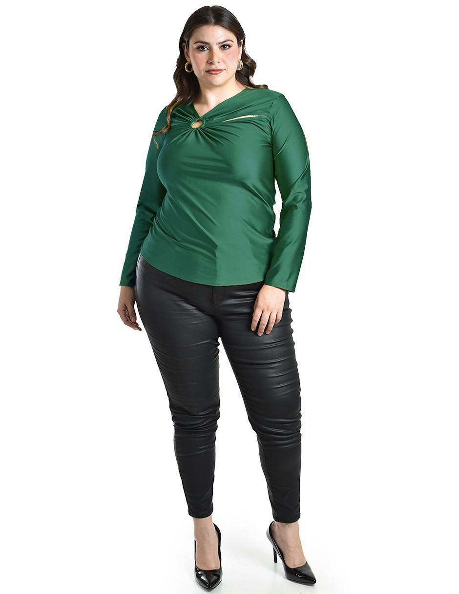 Blusa manga larga para mujer