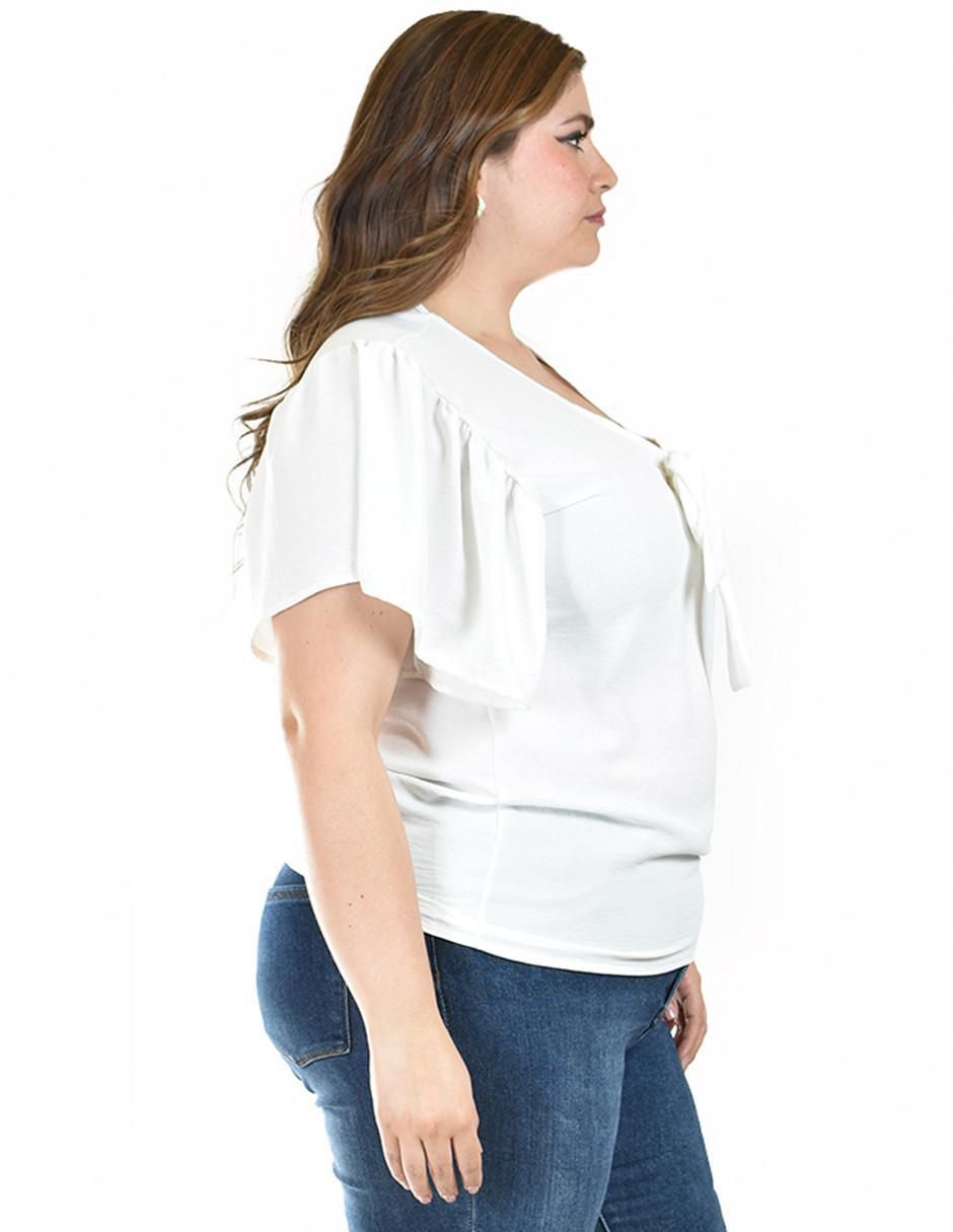 Blusa manga corta para mujer 5