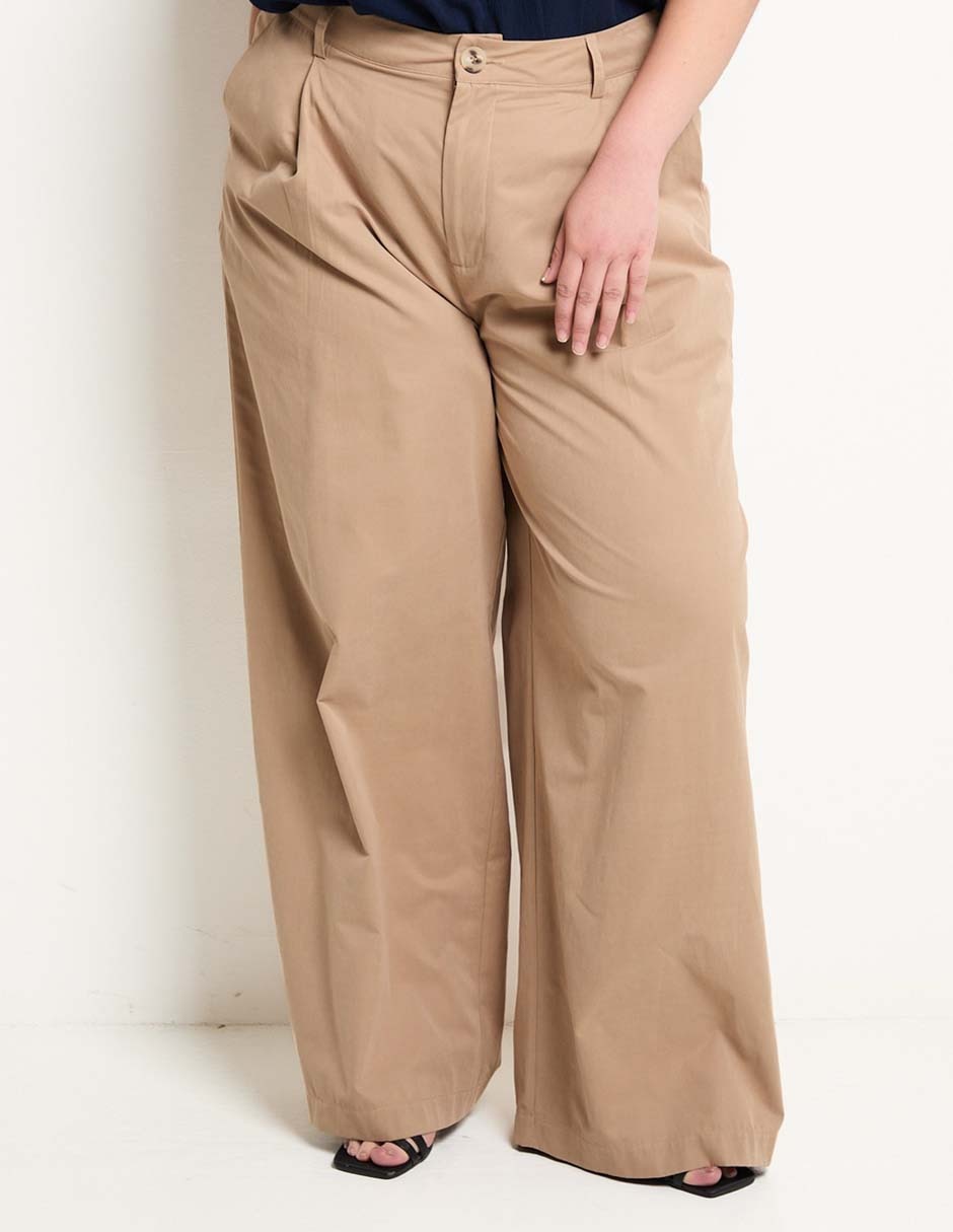 Pantalón relaxed amplio para mujer