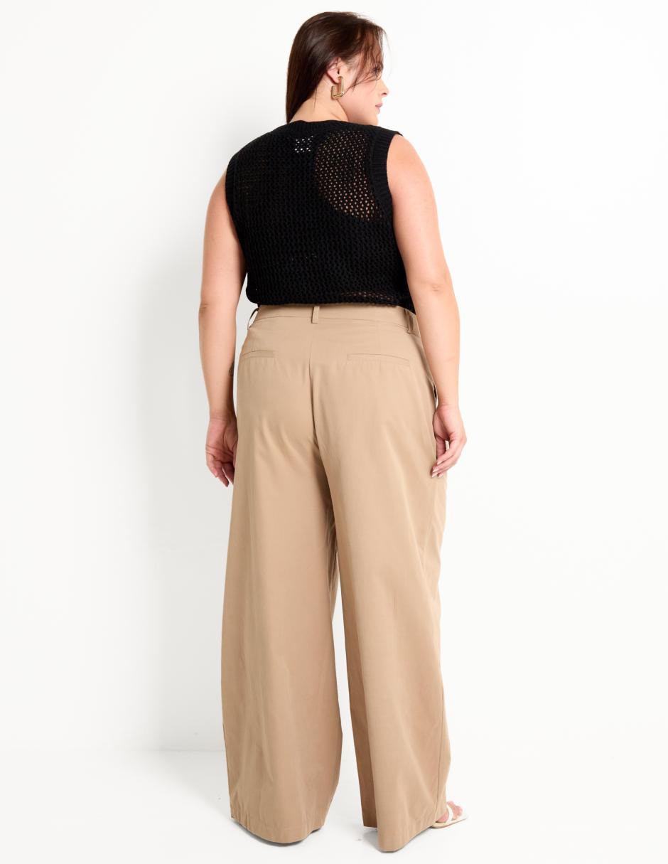 Pantalón relaxed amplio para mujer 4