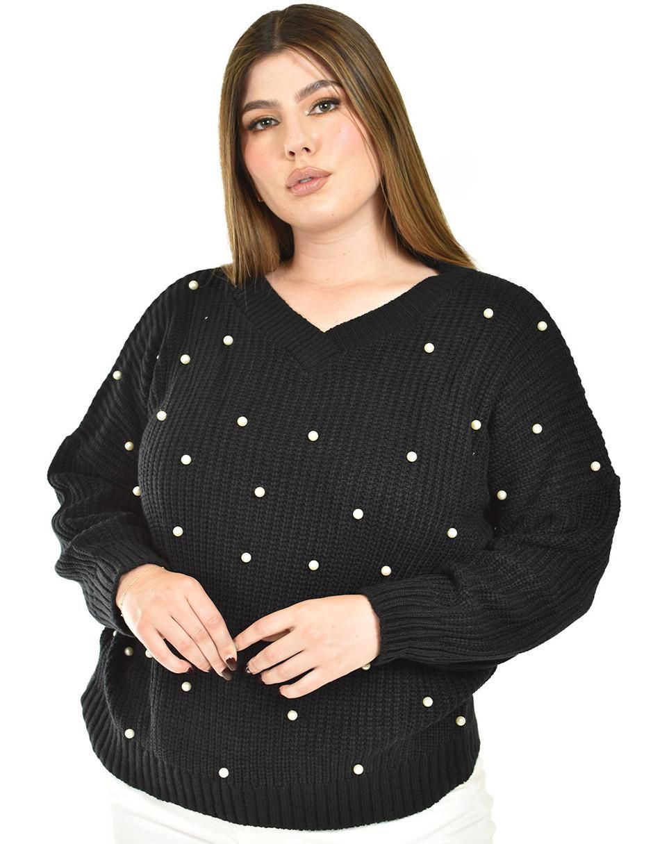 Suéter Roman Fashion cuello redondo para mujer