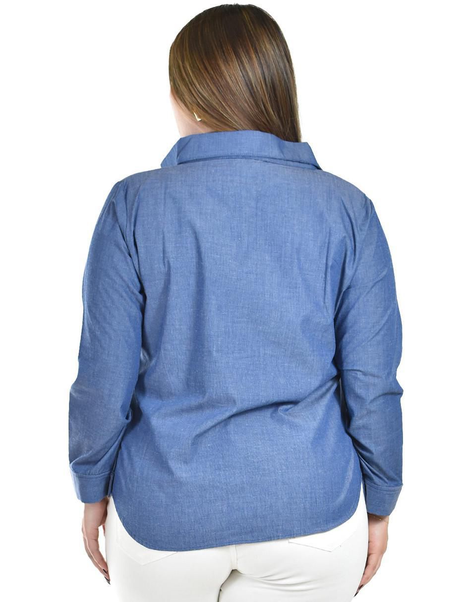 Blusa manga larga para mujer