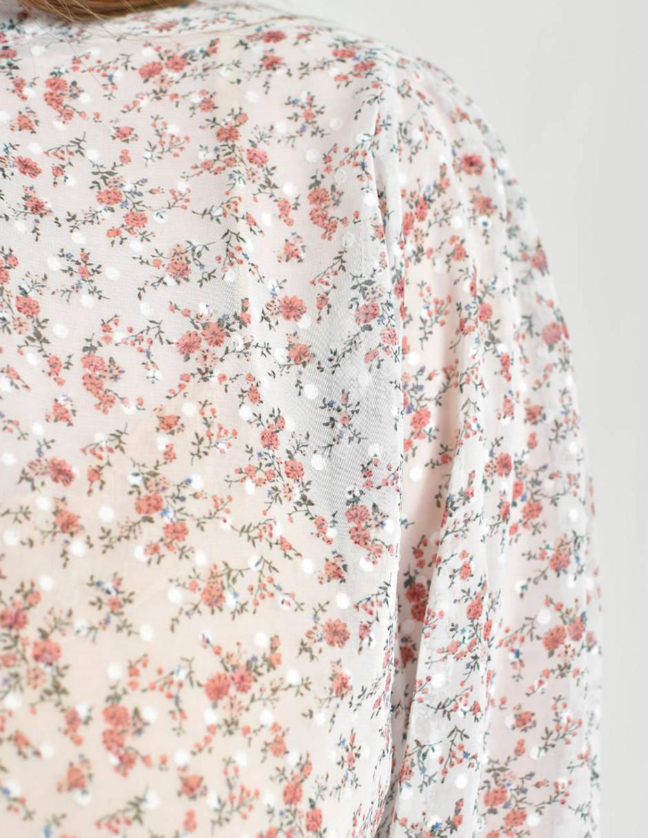 Blusa manga larga para mujer