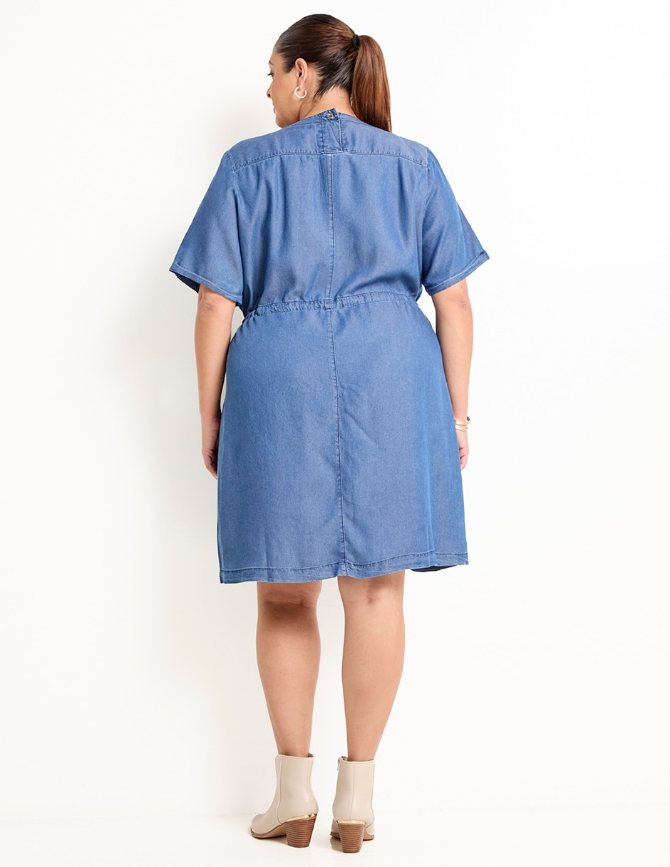 Vestido a la rodilla casual The Pattern para mujer