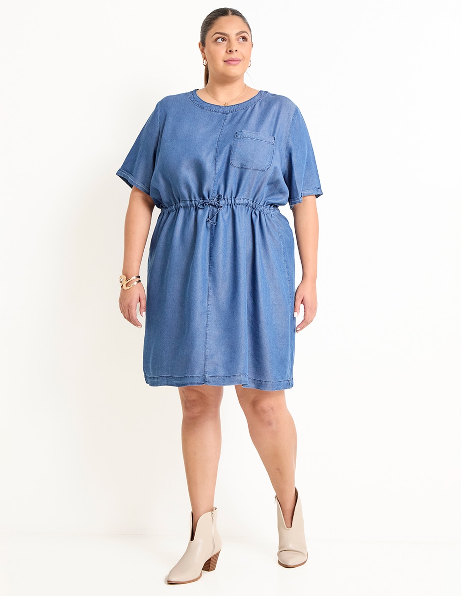Vestido a la rodilla casual The Pattern para mujer