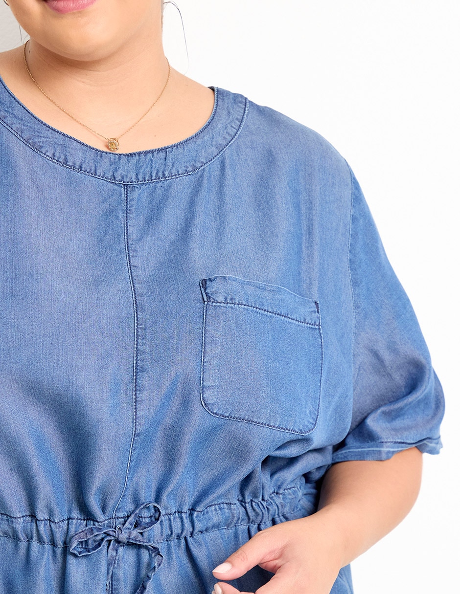 Vestido a la rodilla casual The Pattern para mujer