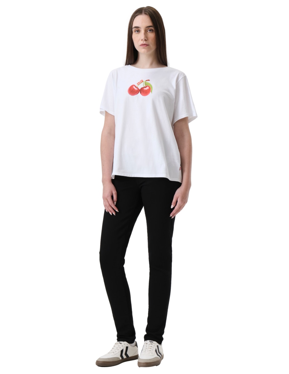 Playera manga corta Levi'S cuello redondo para mujer