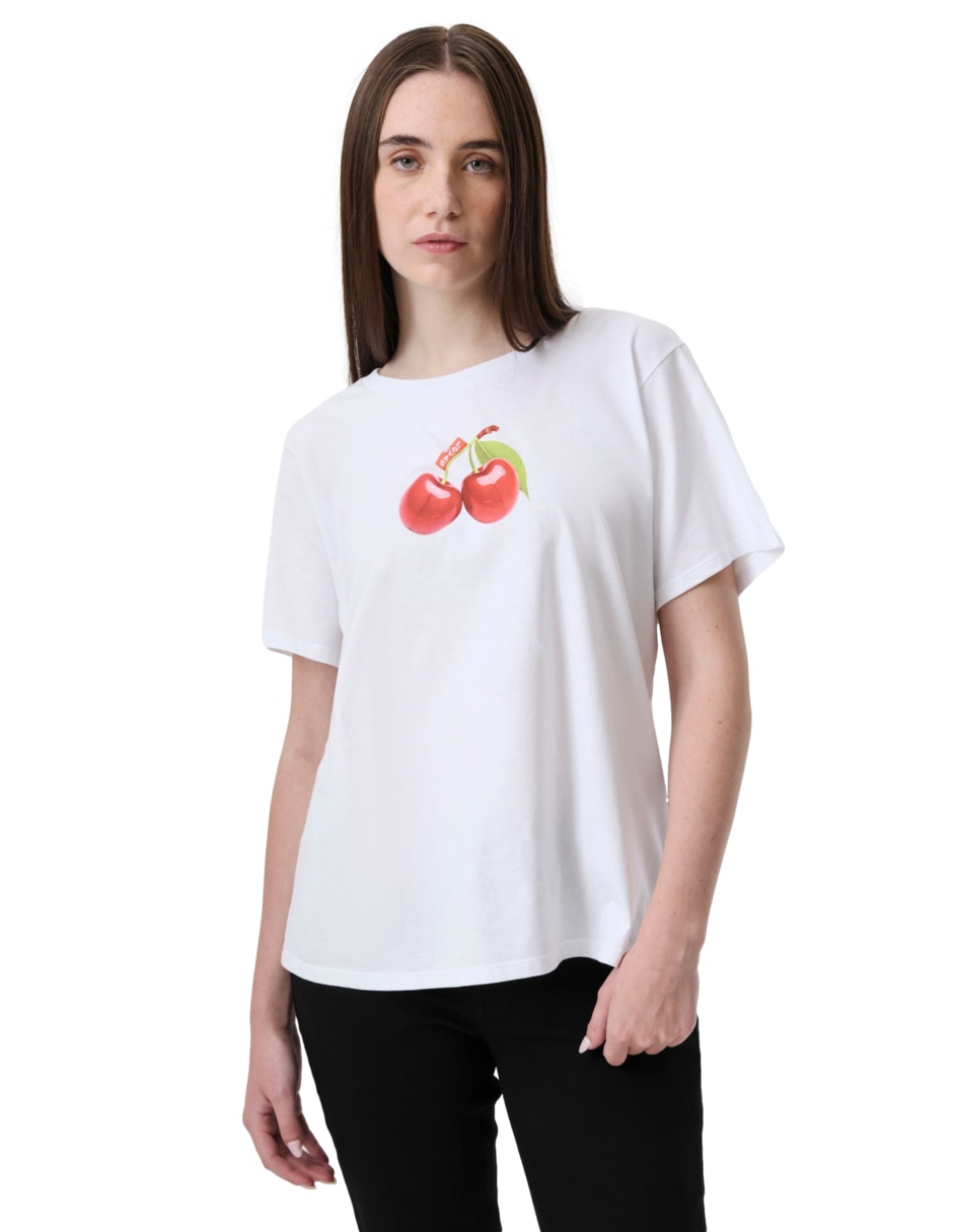 Playera manga corta Levi'S cuello redondo para mujer