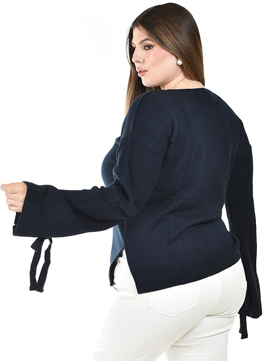 Suéter cuello redondo para mujer