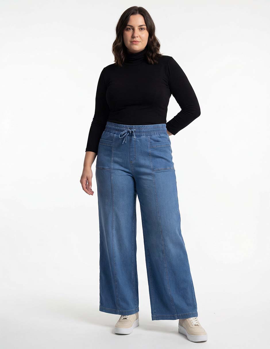Jeans wide leg para mujer 4