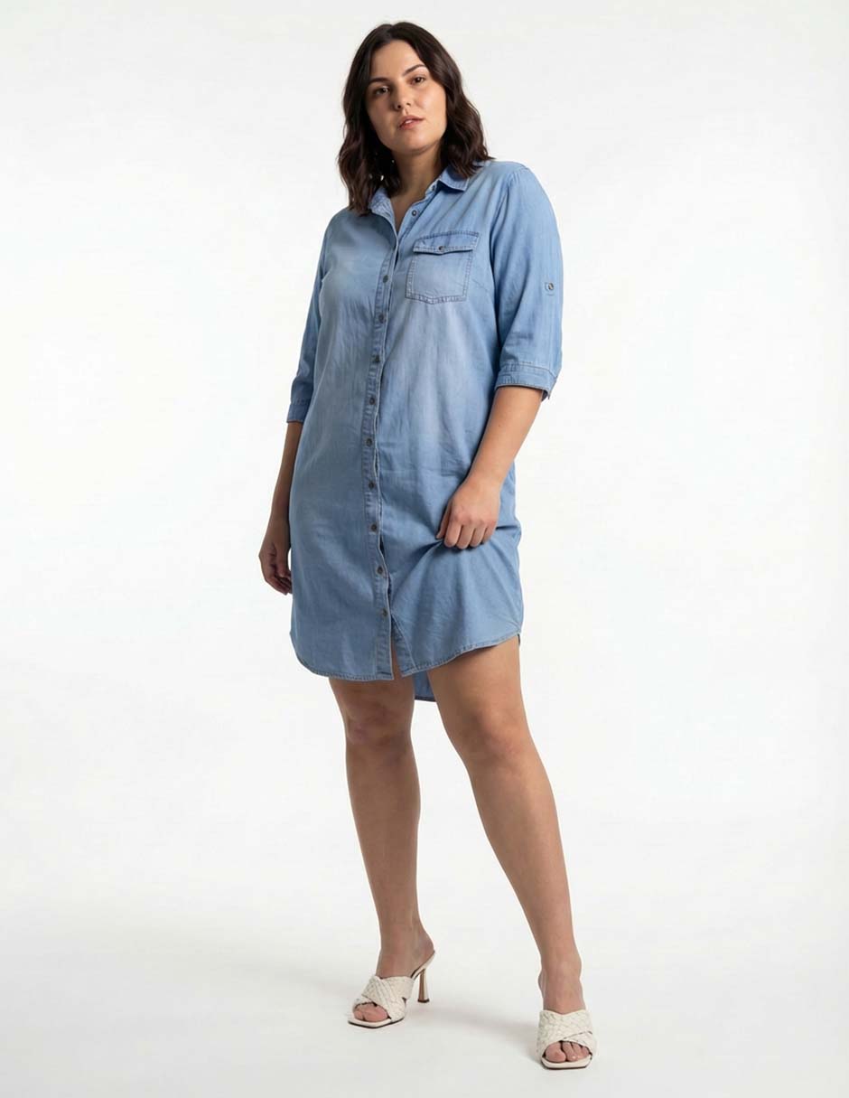Vestido midi casual para mujer Vestido midi casual para mujer