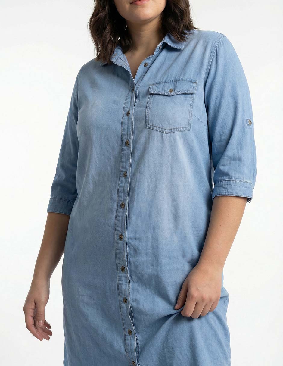 Vestido midi casual para mujer 4