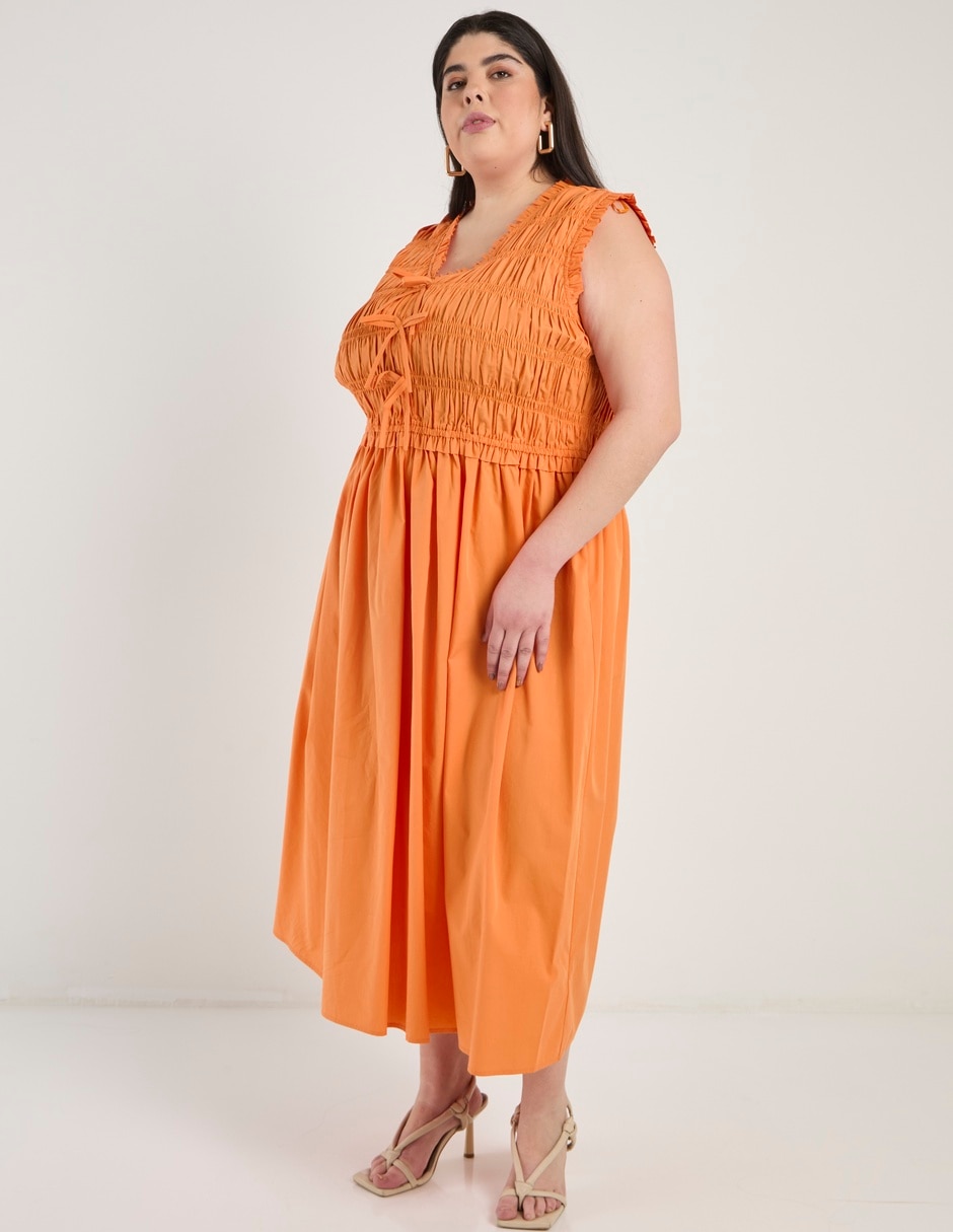 Vestido crop casual Map para mujer