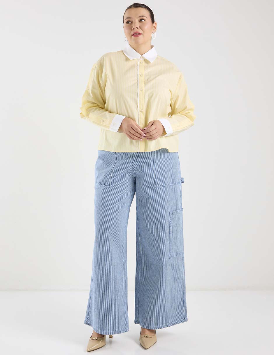 Jeans relaxed straightpara mujer 3