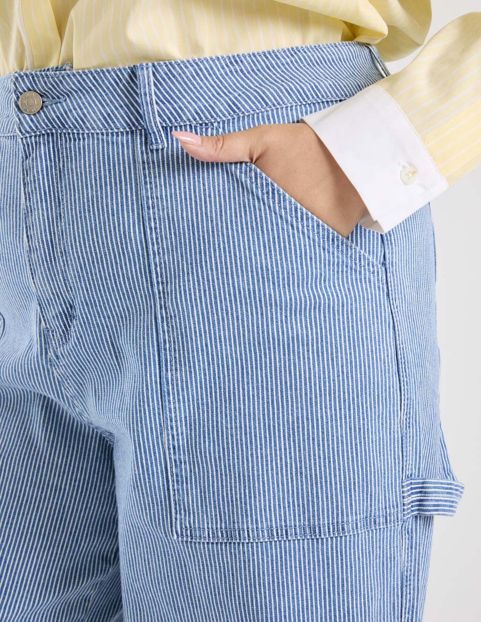 Jeans relaxed straightpara mujer 4